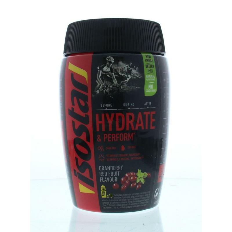 Isostar Hydrate & perform cranberry red fruit 400g