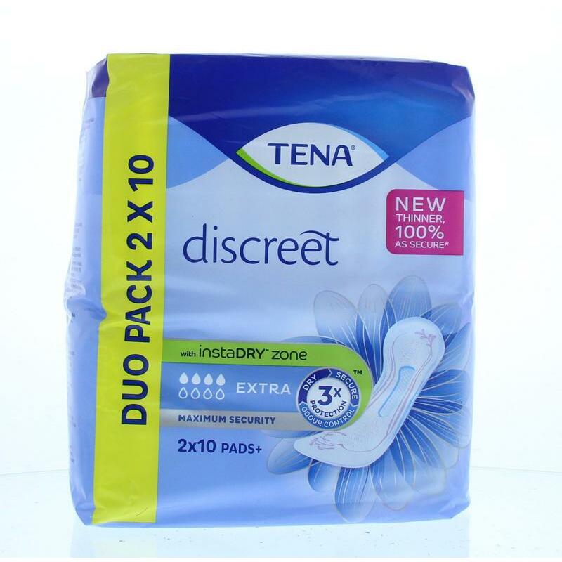 Tena Discreet extra duo pack 20st