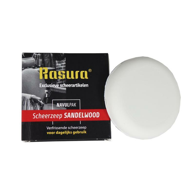 Rasura Scheerzeep sandelwood navulling 1st