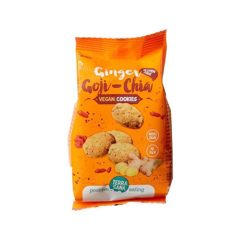 Terrasana Koekjes Gember-Goji-Chia bio 150g