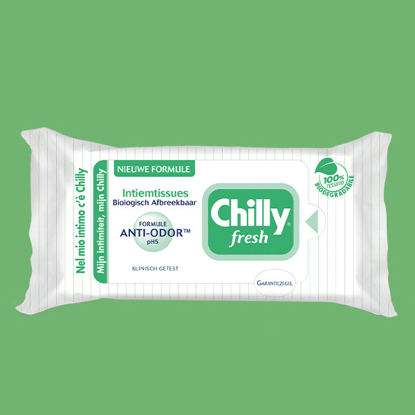 Chilly Intiemverzorging fresh doekje 12st