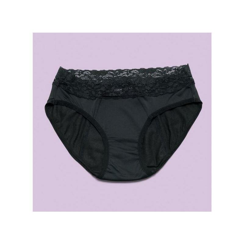 Cheeky Wipes Menstruatie ondergoed Feeling Pretty zwart 34/36 1st