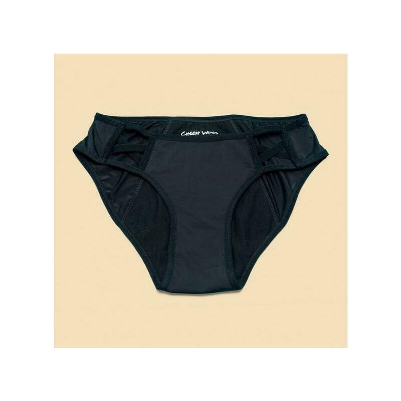 Cheeky Wipes Menstruatie ondergoed Feeling Sassy zwart 42/44 1st