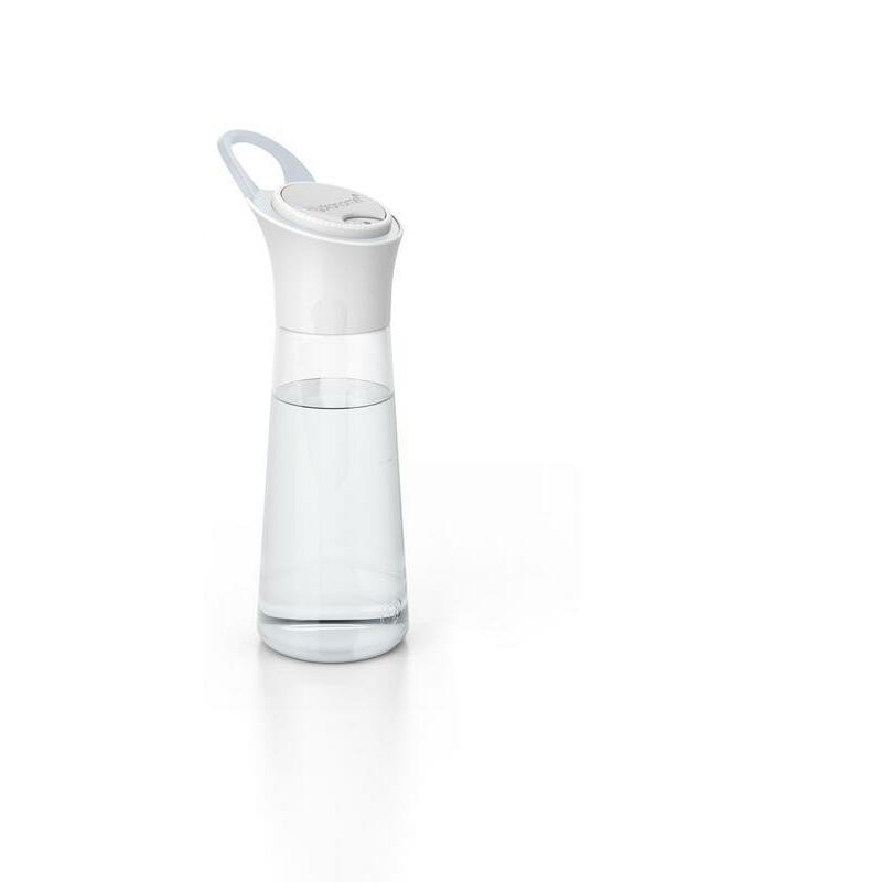 Hydranome Waterfles stipp clear white 610ml