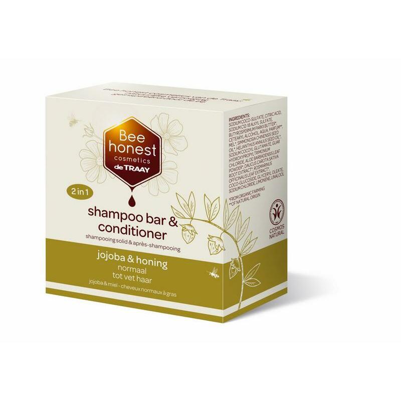 Traay Bee Honest Shampoobar jojoba & honing 80g