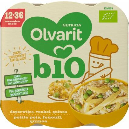 Olvarit Doperwten venkel quinoa 12M209 bio 230g
