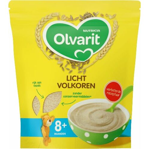 Olvarit Ontbijtpap licht volkoren 8+ maanden 200g