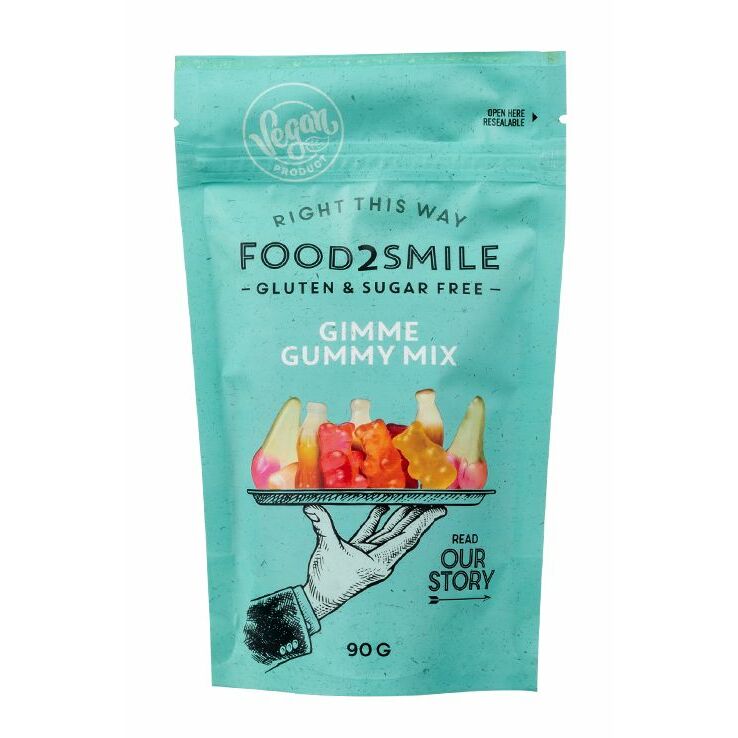 Food2Smile Gimme gummy mix suikervrij lactosevrij 90g