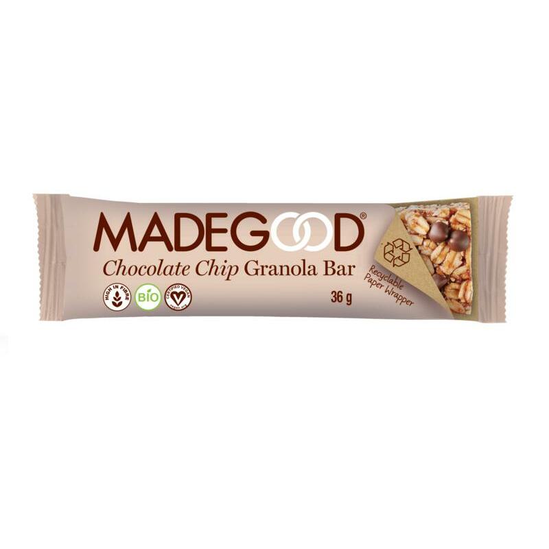 Made Good Granola bar chocolate chip bio 36g