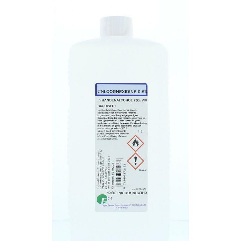 Orphi Chloorhexidine 0,5% in alcohol 70% v/v 1000ml