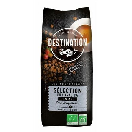 Destination Koffie selection Arabica bonen bio 500g