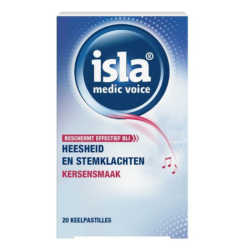 Isla Medic voice keelpastilles 20st