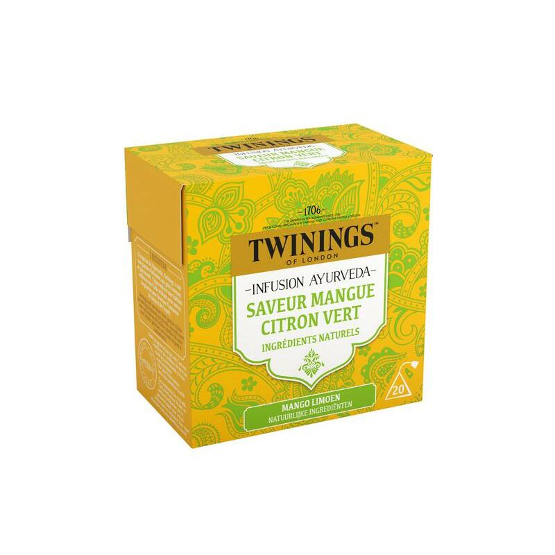 Twinings Ayurveda mango limoen 20st