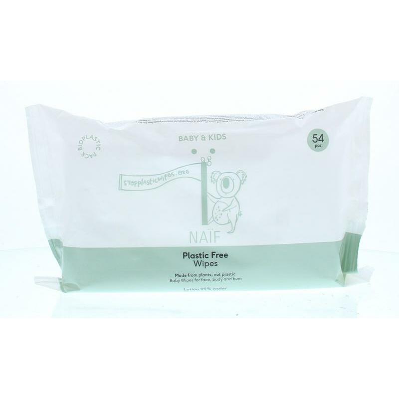 Naif Baby wipes plastic free 54st