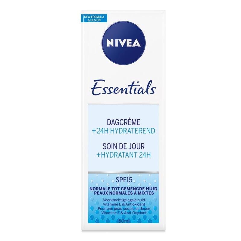 Nivea Essentials hydraterende dagcreme norm/gem SPF15 50ml