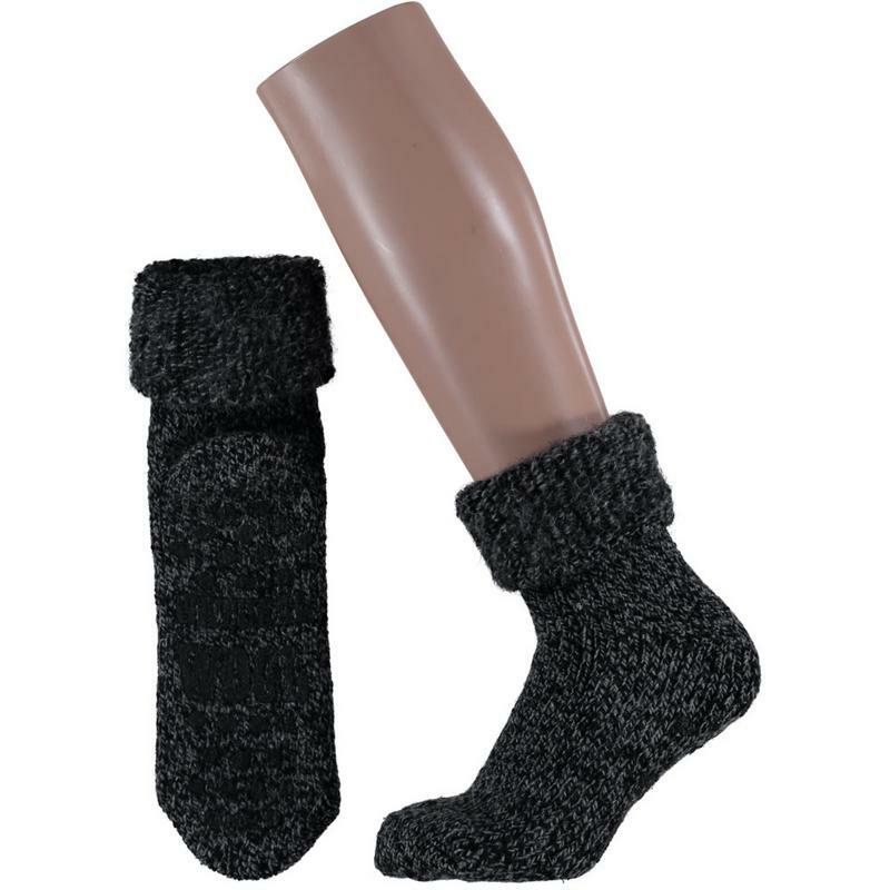 Apollo Slofsok anti slip unisex zwart 35-38 1paar