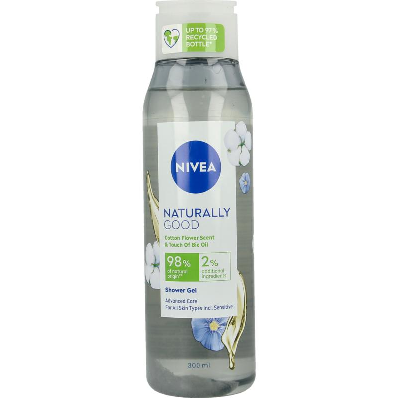Nivea Showergel naturally good cotton flower 300ml