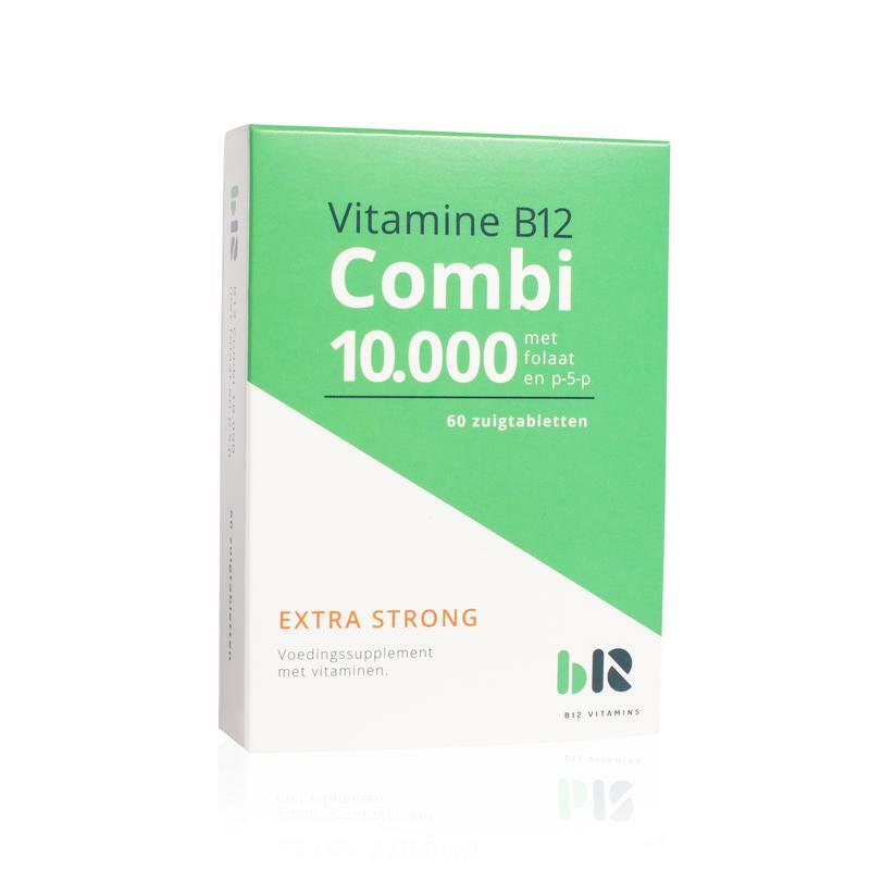 B12 Vitamins B12 Combi 10000 met folaat/P5P 60zt