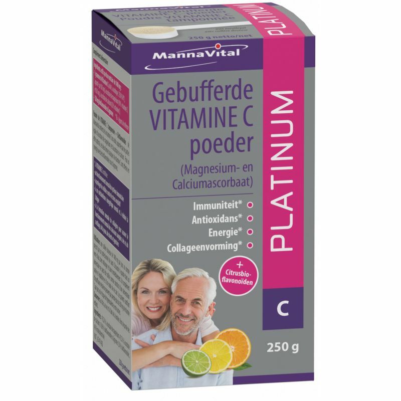 Mannavital Gebufferde vitamine C platinum 250g