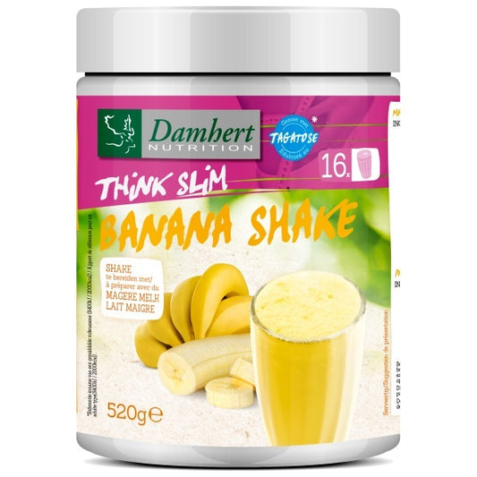 Damhert Think slim maaltijdshake banaan met tagatose 520g