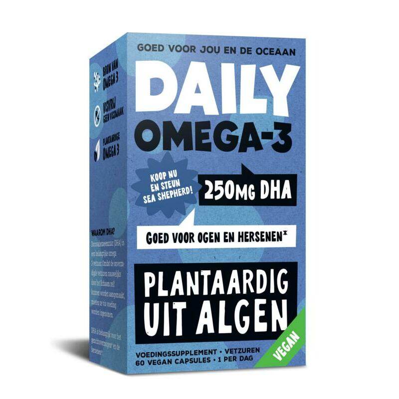 Daily Supplement Daily omega-3 250mg DHA - vegan 60vc