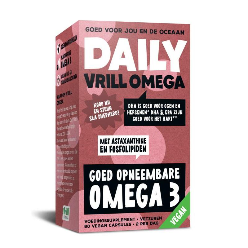 Daily Supplement Daily Vrill Omega - vegan krill omega 60vc