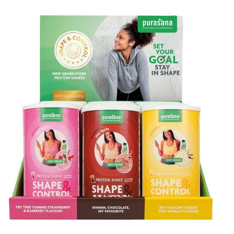 Purasana Shape & control toonbankdisplay displ