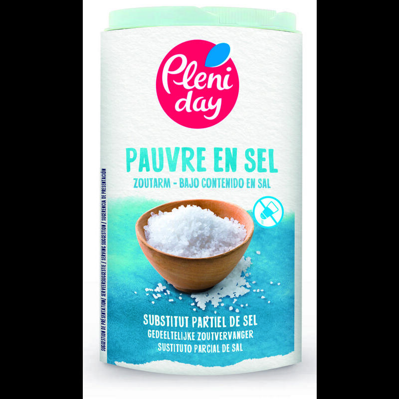 Pleniday Gedeeltelijke zoutvervanger zoutarm bio 125g