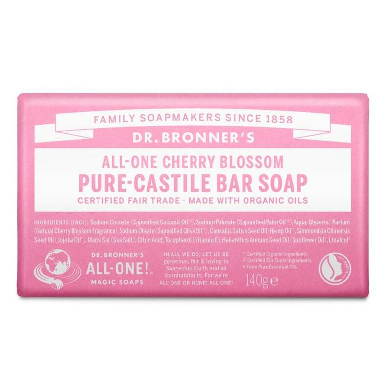 Dr Bronners Barsoap cherry blossom 140g