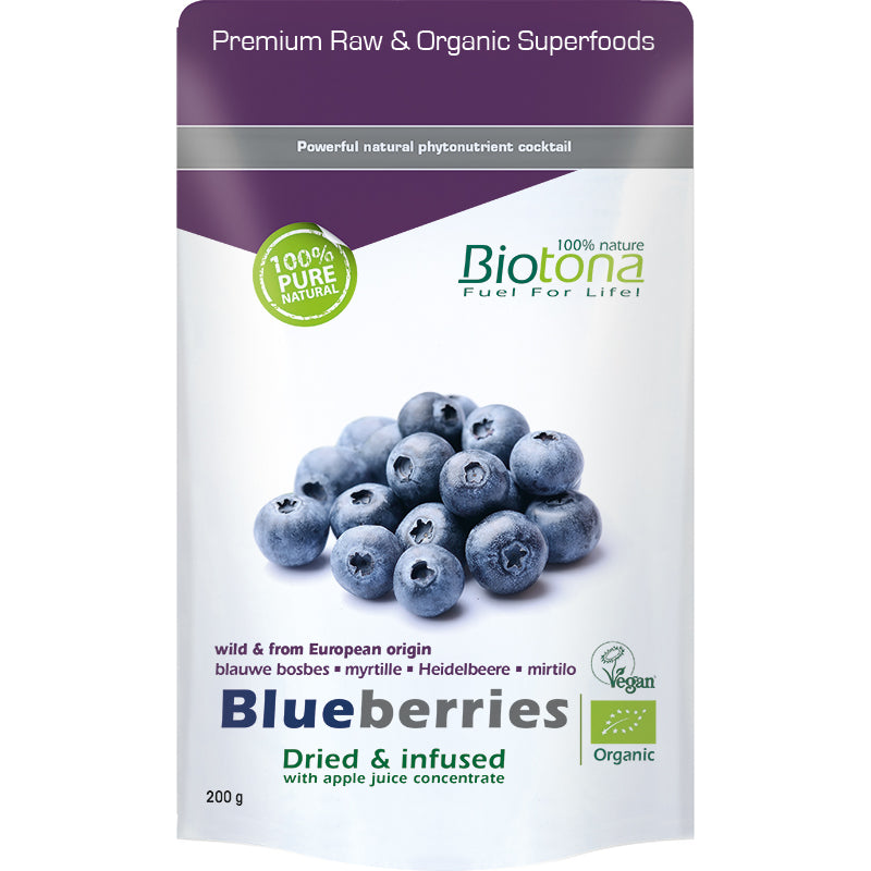 Biotona Blueberries dried infusion bio 200g