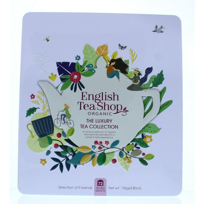 English Tea Shop Luxury tea collection gift tin bio 72st