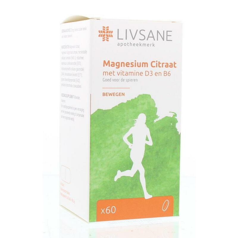 Livsane Magnesium citraat 60tb