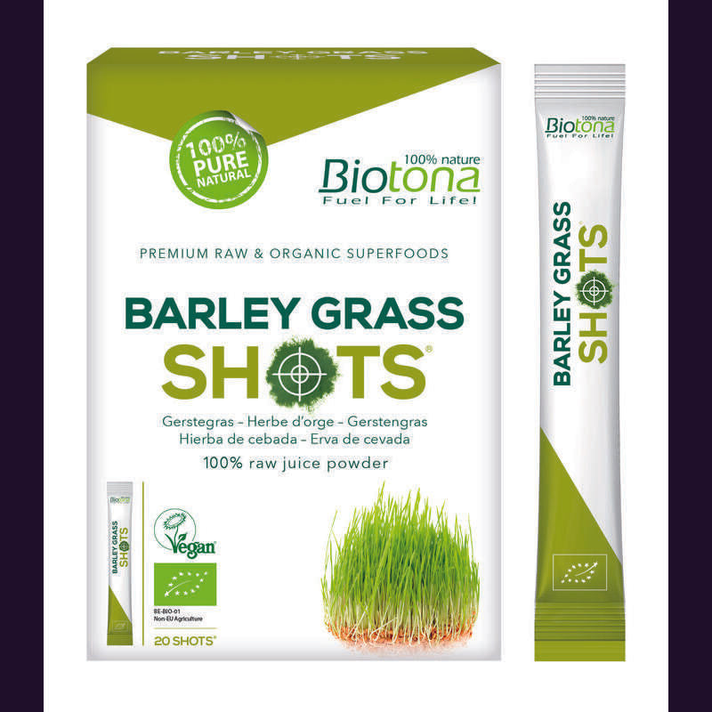 Biotona Barley grass raw shots 2.2 gram bio 20st