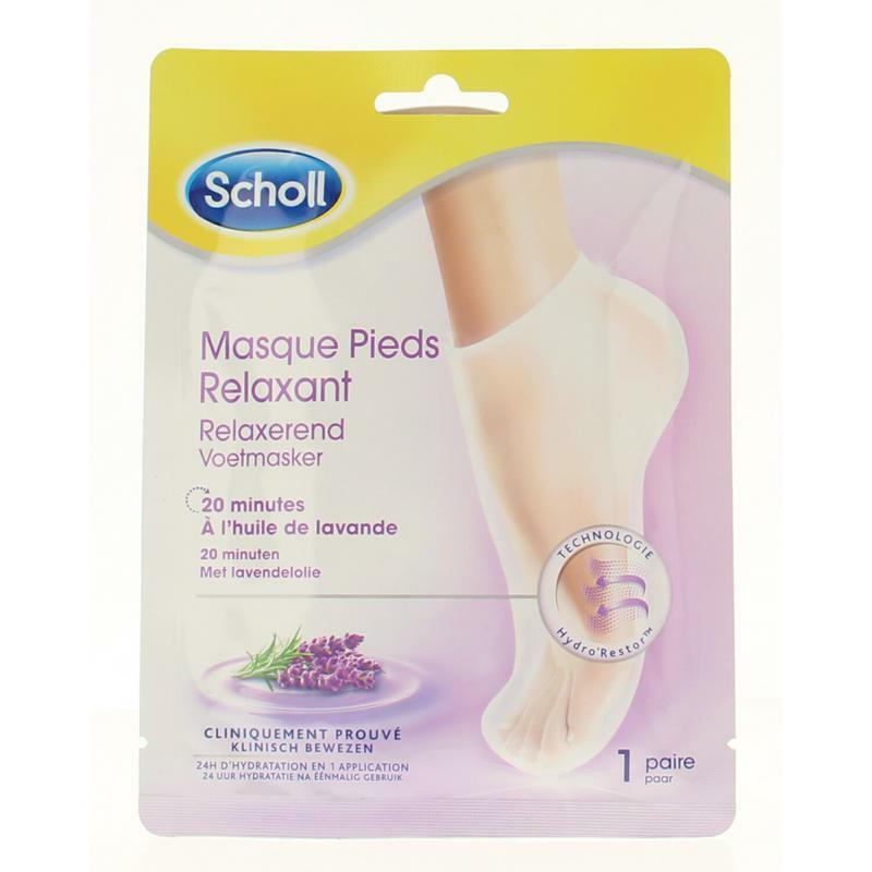 Scholl Voetmasker lavendel 1st