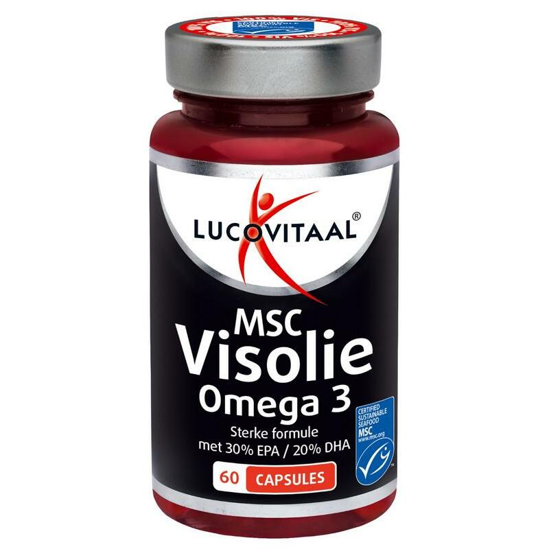 Lucovitaal MSC visolie omega 3 60ca