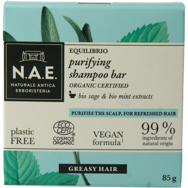 N.A.E. Equilbrio shampoo bar purifying vet haar 85g