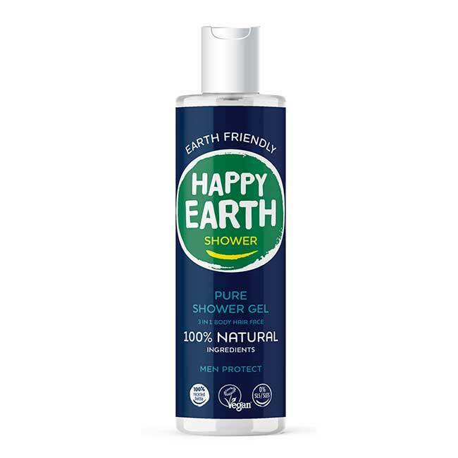 Happy Earth Pure shower gel men protect 300ml