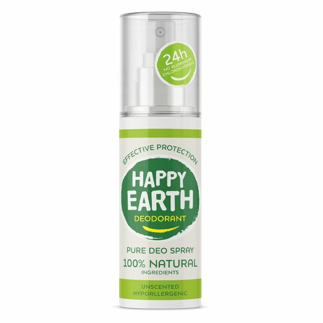Happy Earth Pure deodorant spray unscented 100ml