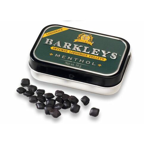 Barkleys Liquorice pellets menthol 16g