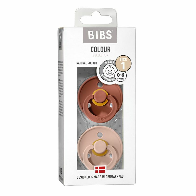 Bibs Fopspeen woodchuch/blush maat 2 2st