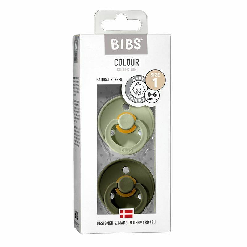 Bibs Fopspeen sage/hunger green maat 3 2st
