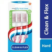 Aquafresh Tandenborstel clean & flex hard 3st