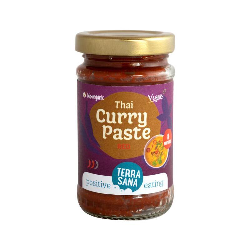 Terrasana Thaise rode currypasta bio 120g