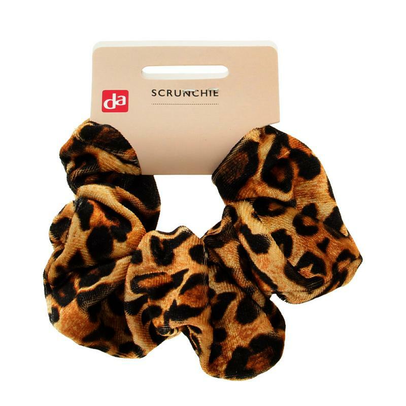 DA Scrunchie velvet panterprint 1st