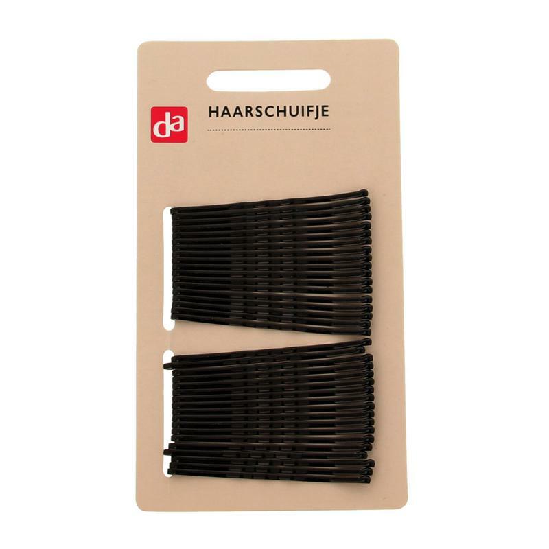 DA Haarschuifje zwart 36st