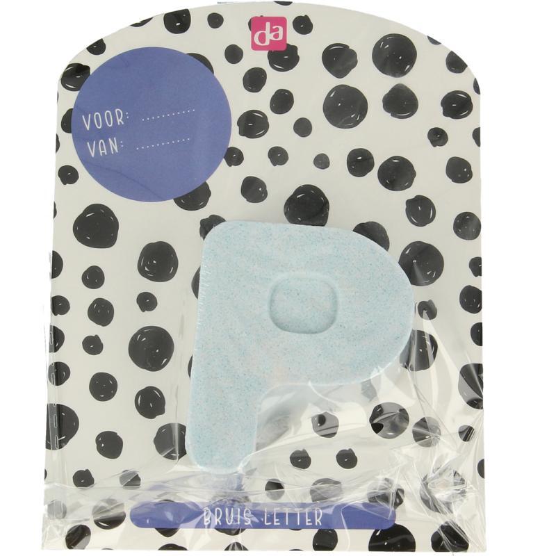 DA Bruisletter P blauw voor van 1st