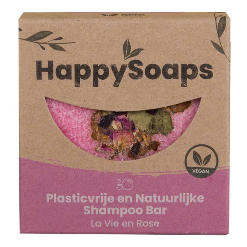 Happysoaps Shampoo bar la vie en rose 70g