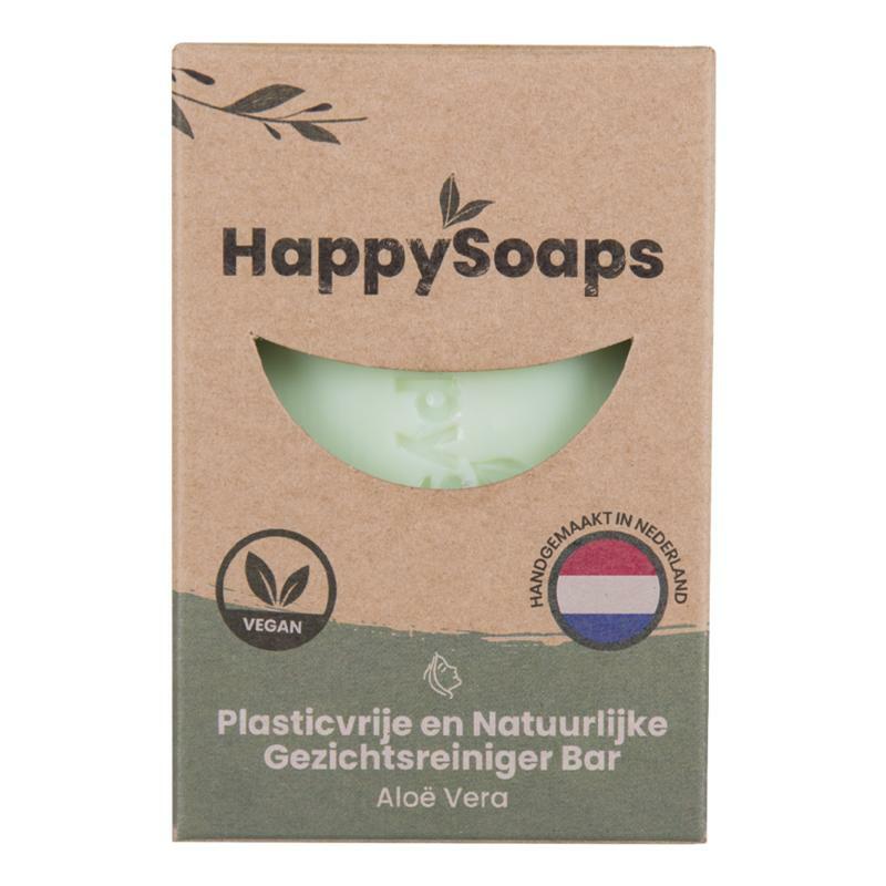Happysoaps Gezichtsreiniger aloe vera 70g