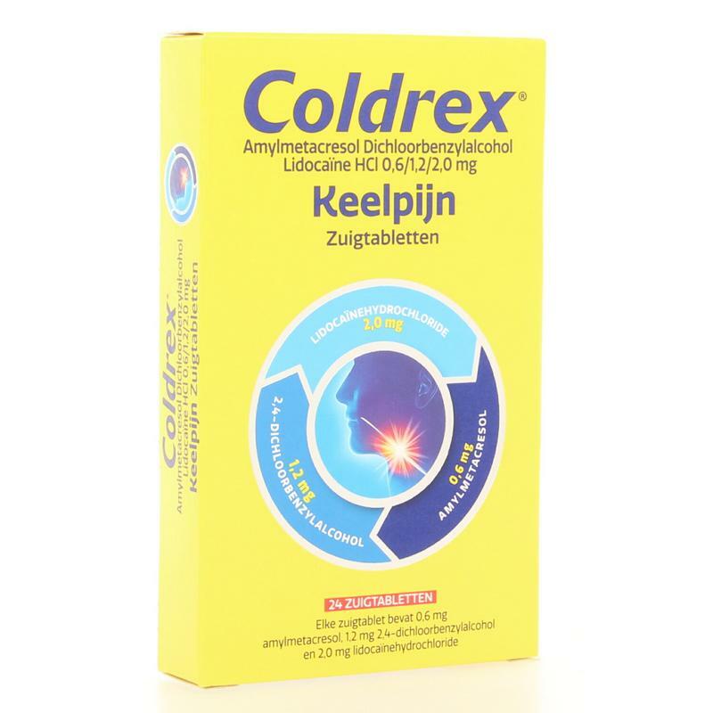 Coldrex Keeltablet zuigtablet 24zt