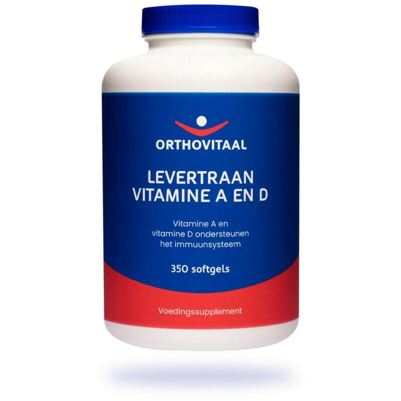 Orthovitaal Levertraan vitamine A en D 350sft